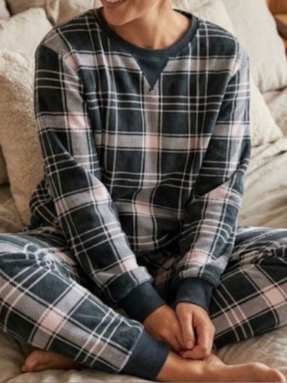 Fluffy pajamas set